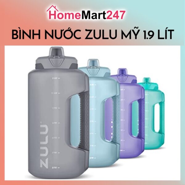 BÌNH NƯỚC CHIA VẠCH ZULU 1.9 LÍT