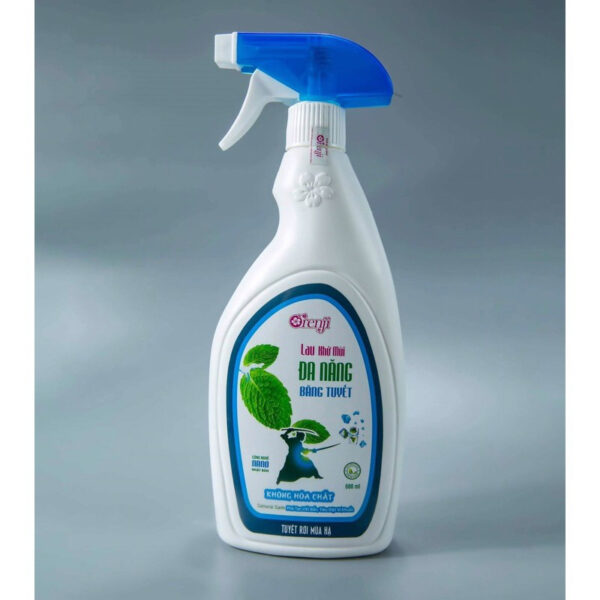 HÌNH ẢNH SẢN PHẨM LAU ĐA NĂNG KHỬ MÙI HỮU CƠ TINH DẦU BẠC HÀ 600ML