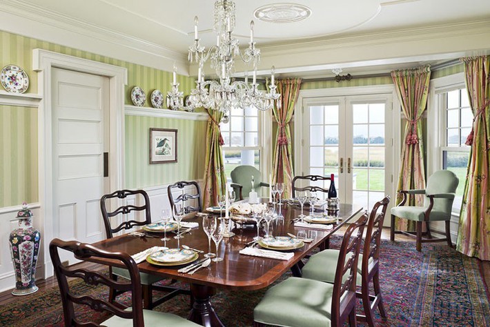 Những thiết kế phòng ăn dành riêng cho những gia đình yêu thích phong cách cổ điển - Ảnh 6.
