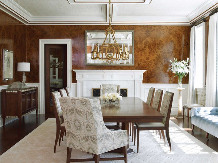Những thiết kế phòng ăn dành riêng cho những gia đình yêu thích phong cách cổ điển - Ảnh 12.