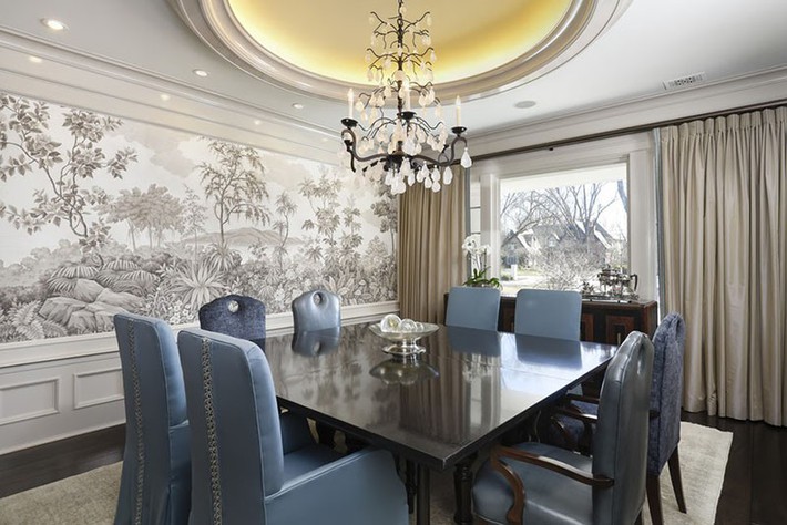 Những thiết kế phòng ăn dành riêng cho những gia đình yêu thích phong cách cổ điển - Ảnh 13.