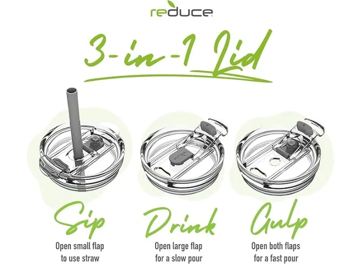 Bình giữ nhiệt tiếng Anh là gì? Giải nghĩa các từ ngữ, thuật ngữ mô tả 8 Ảnh nắp bình Reduce 3-in-1