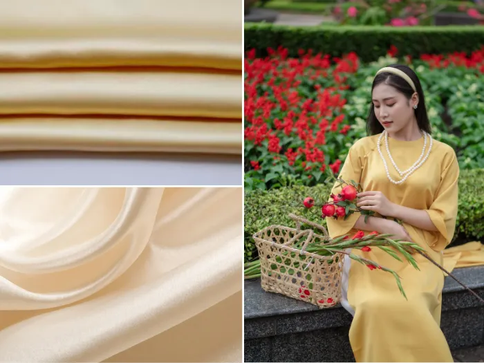 Vải may áo dài quà tặng cô giáo truyền thống_9